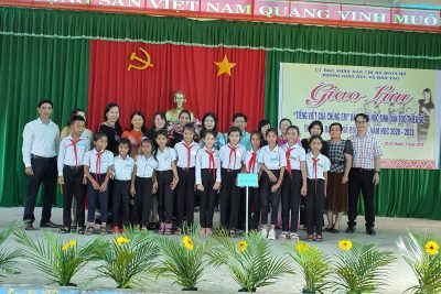 THÀNH TÍCH GIAO LƯU TIẾNG VIỆT CỦA CHÚNG EM DÀNH CHO HỌC SINH DÂNTỘC THIỂU SỐ CẤP TIỂU HỌC NĂM HỌC 2020-2021